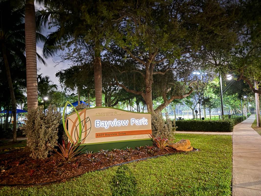 walking near me in Bay View Drive Park in spring