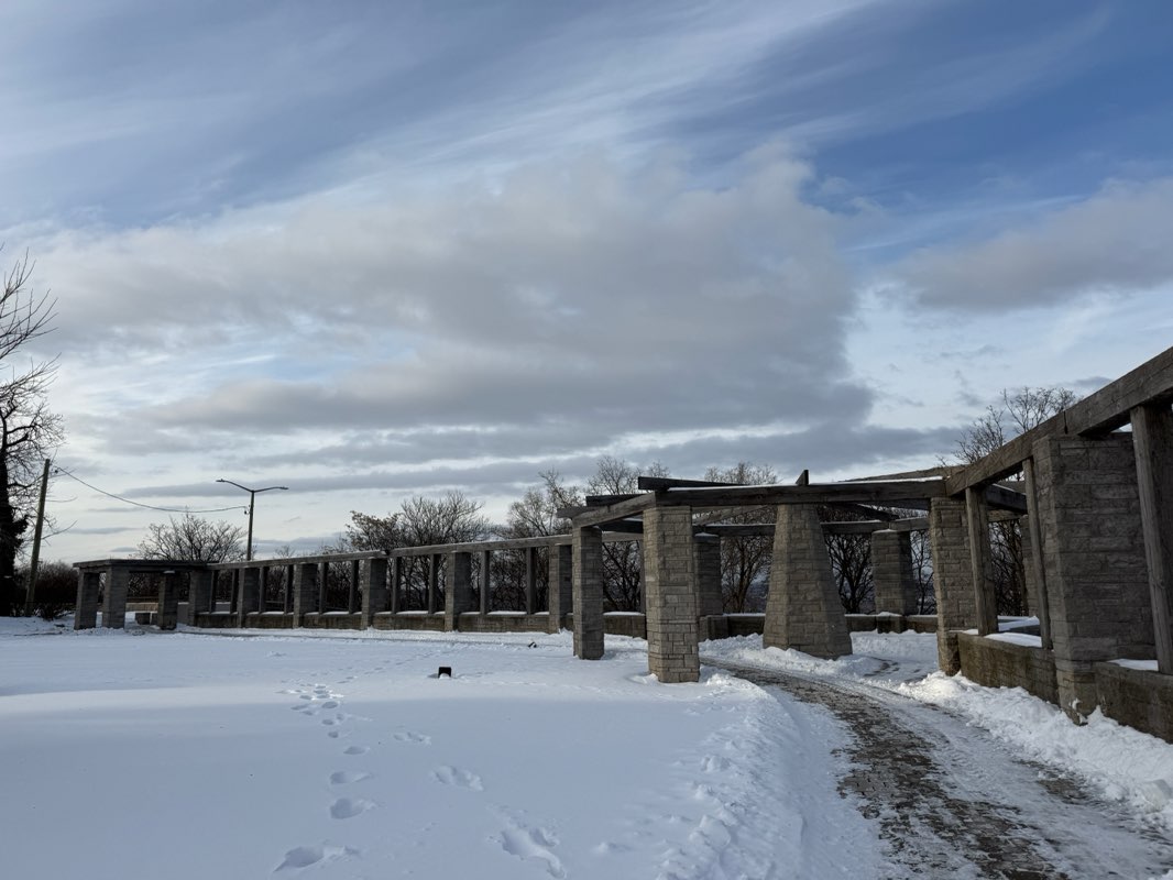 walking near me in Auchmar Estate in winter