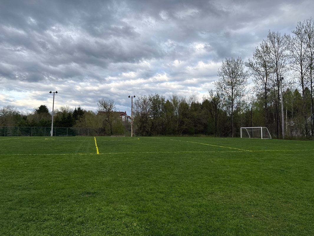 walking near me in Parc des Optimistes in spring