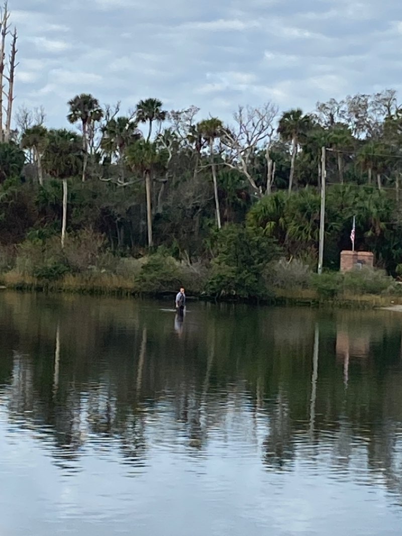 walking near me in Wickline Park in winter