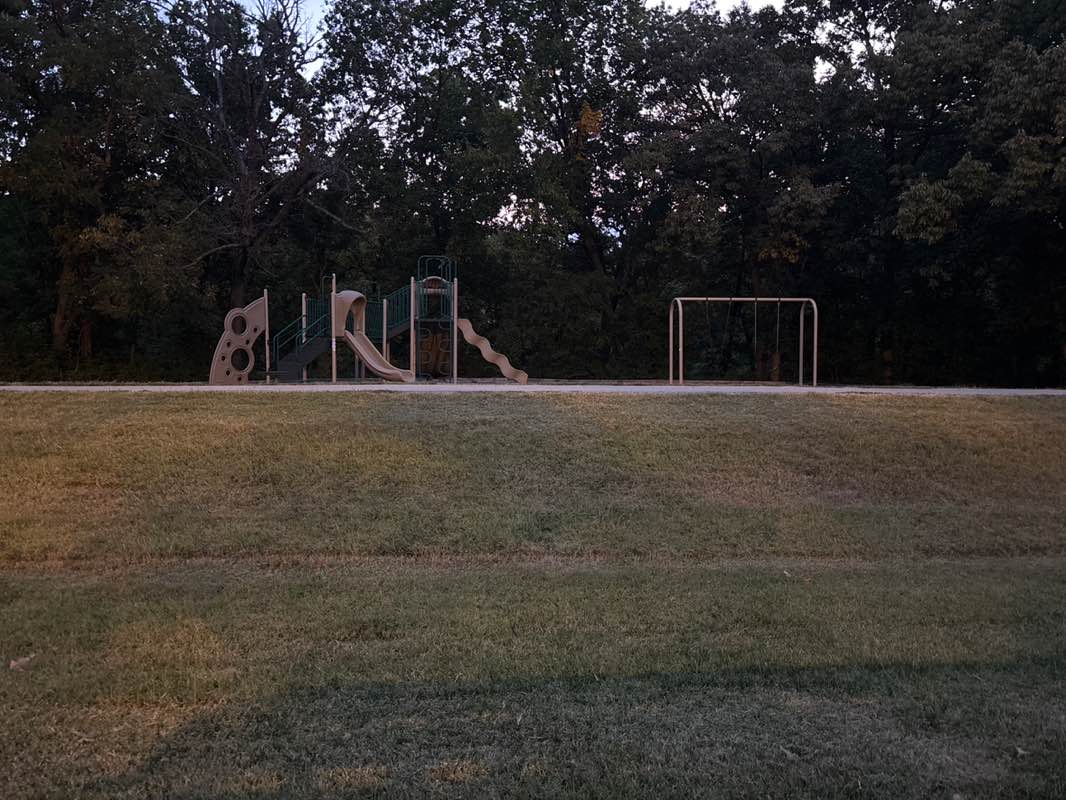 walking near me in James Place Park in autumn