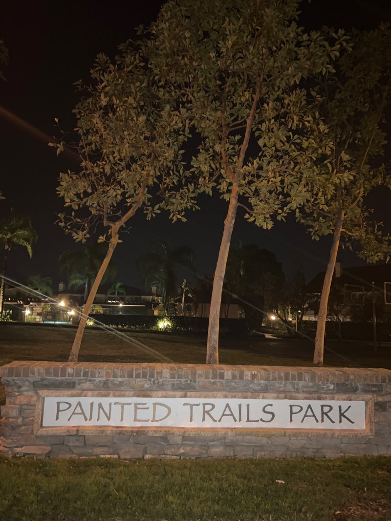 walking near me in Painted Trails Park in winter