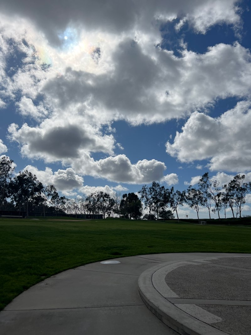 walking near me in Altisima Park in spring