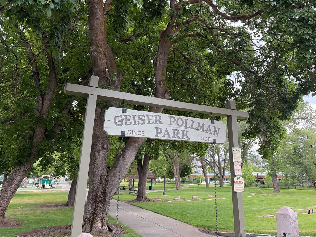walking near me in Geiser Pollman Park in summer