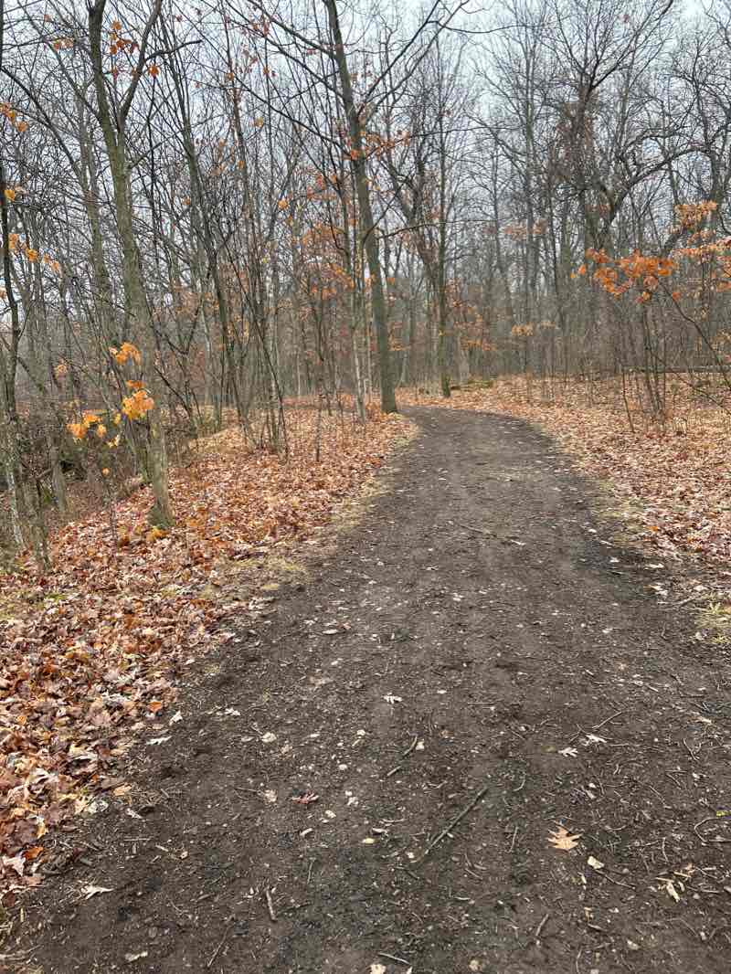 walking near me in Menomonee County Park in winter