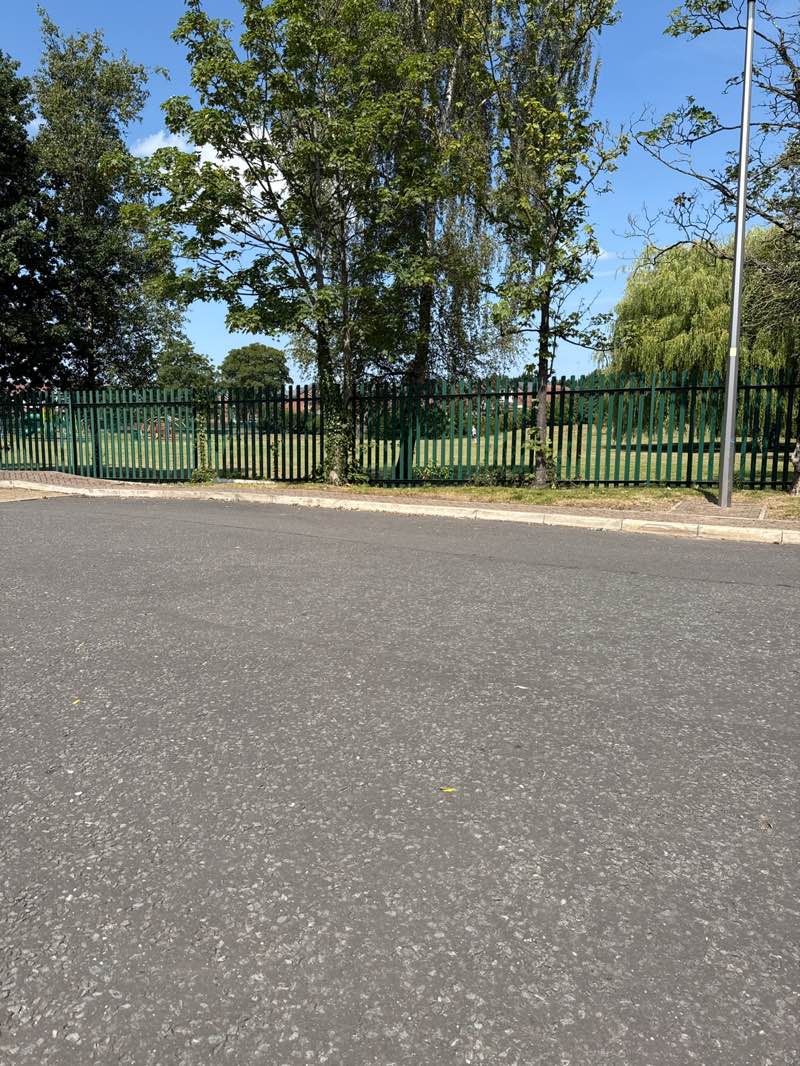 walking near me in Leaf Lane Play Area in summer