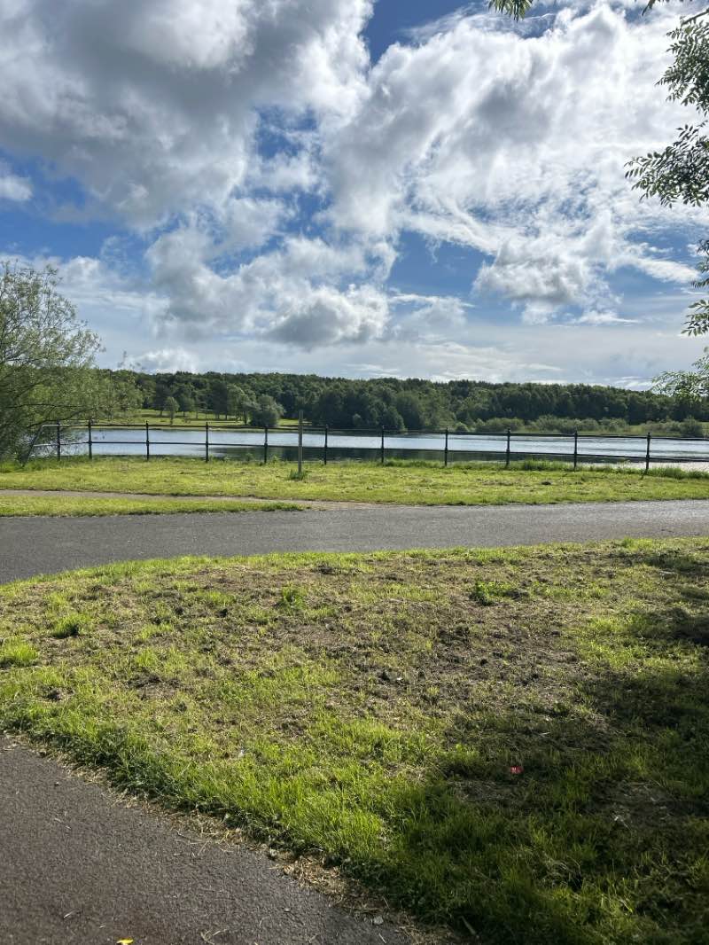walking near me in Hetton Lyons Country Park in summer