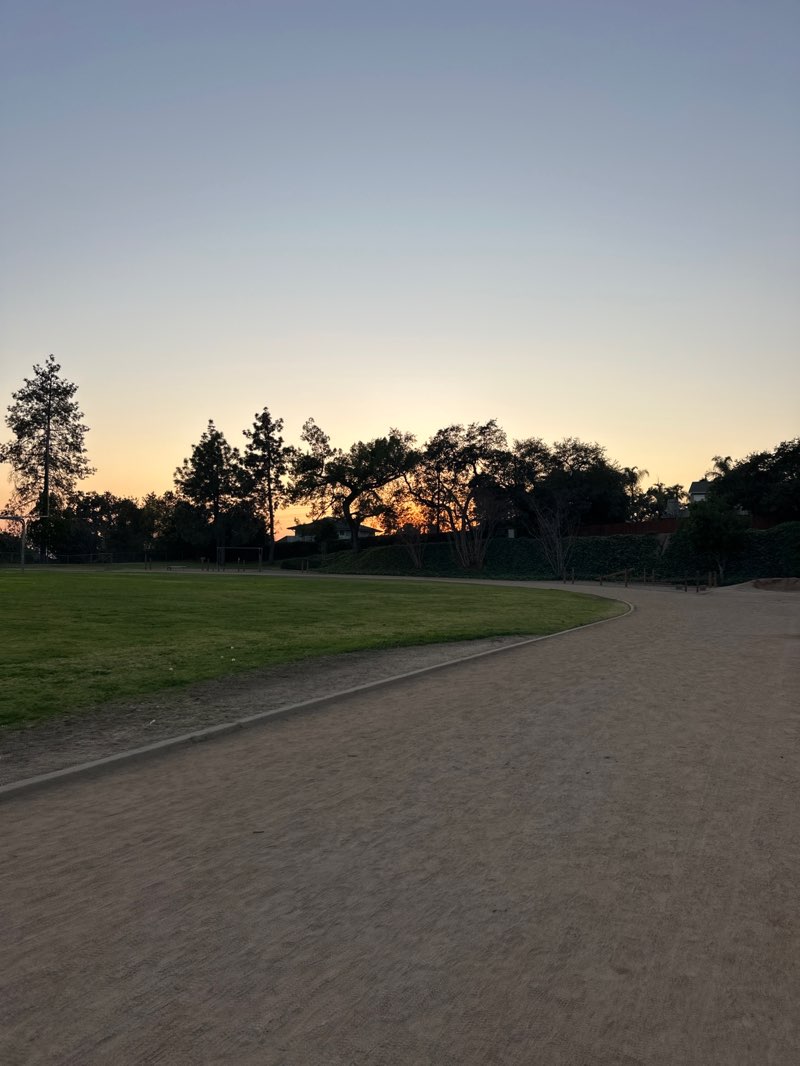 walking near me in Sandburg Middle School Park in winter