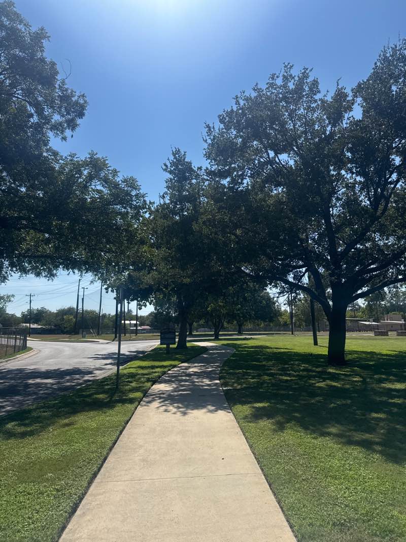 walking near me in Johnson Park (Marble Falls City Park) in autumn