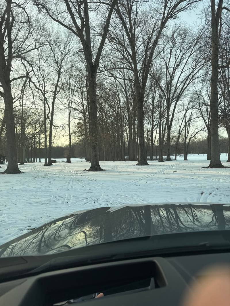walking near me in Mill Creek Park in winter