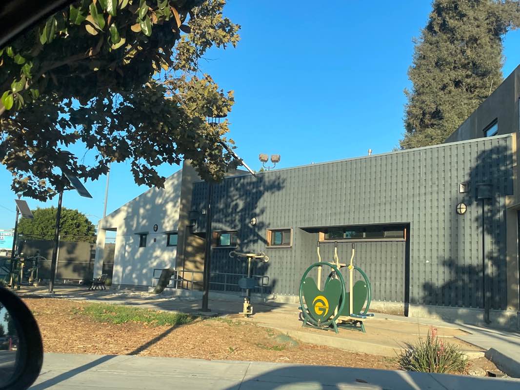 walking near me in East Rancho Dominguez County Park in autumn