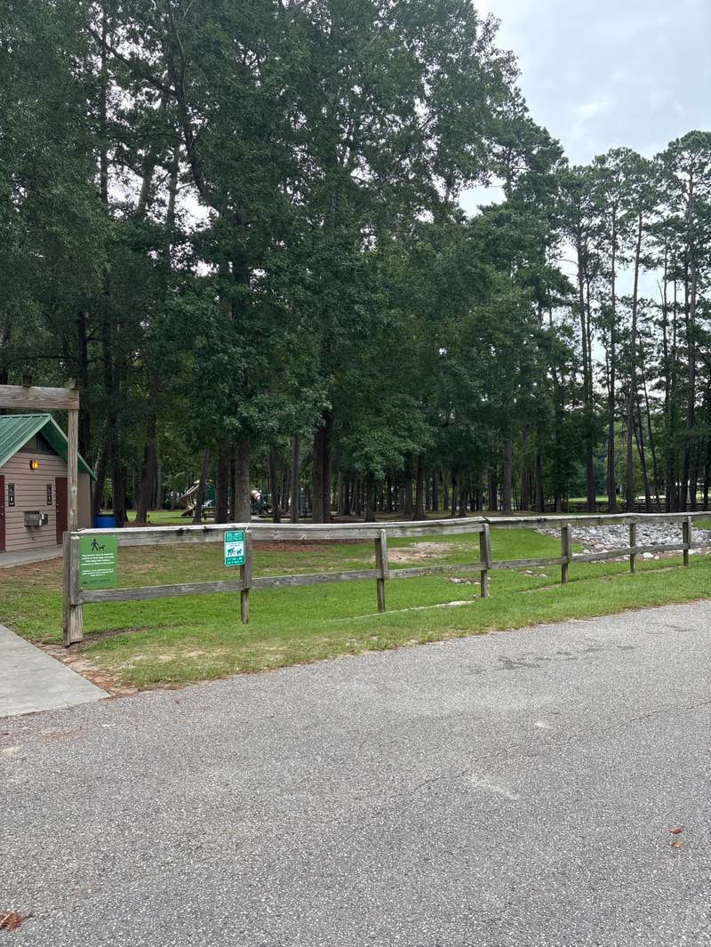 walking near me in Socastee Landing Park in autumn