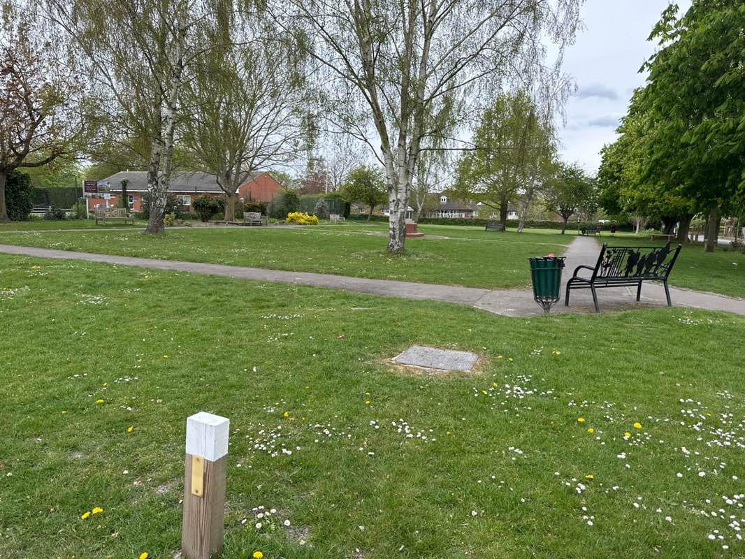 walking near me in Smallbones Recreation Ground in spring