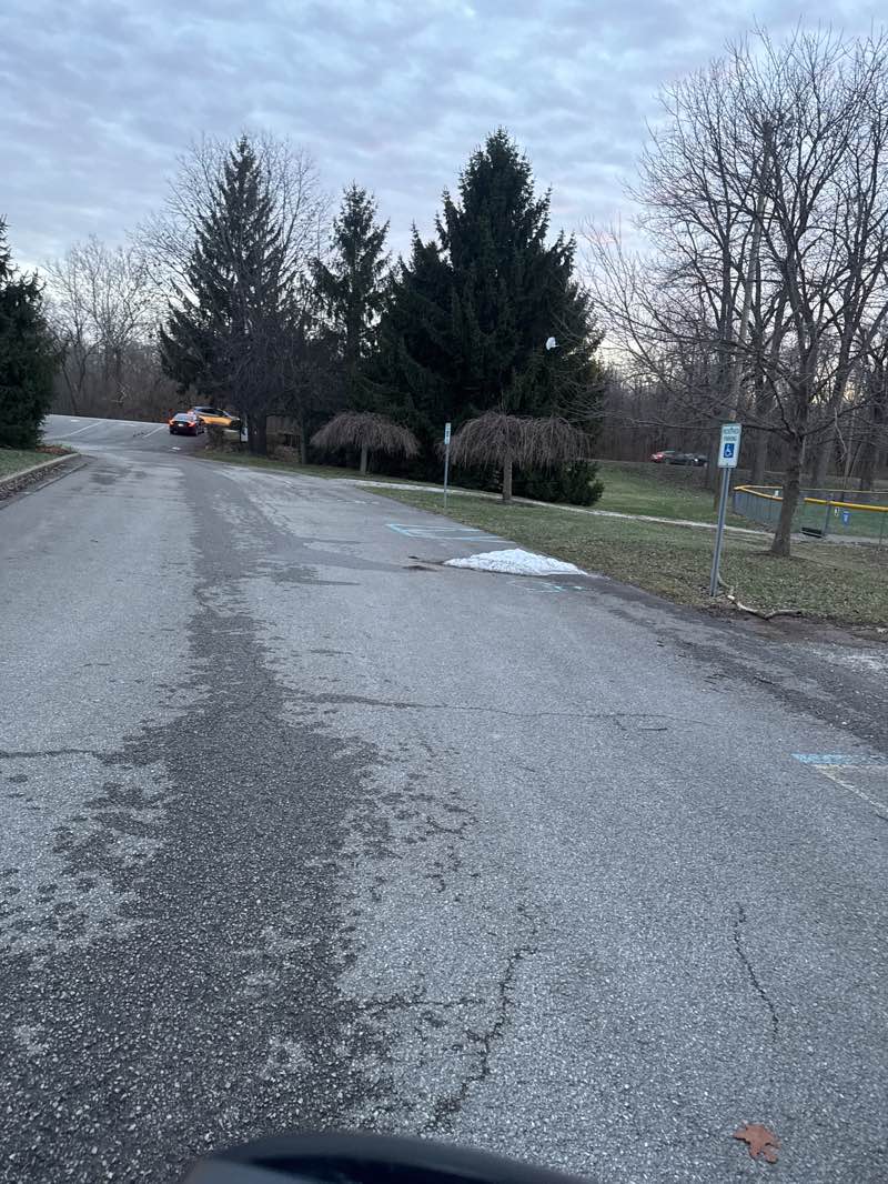 walking near me in Lions Park in winter