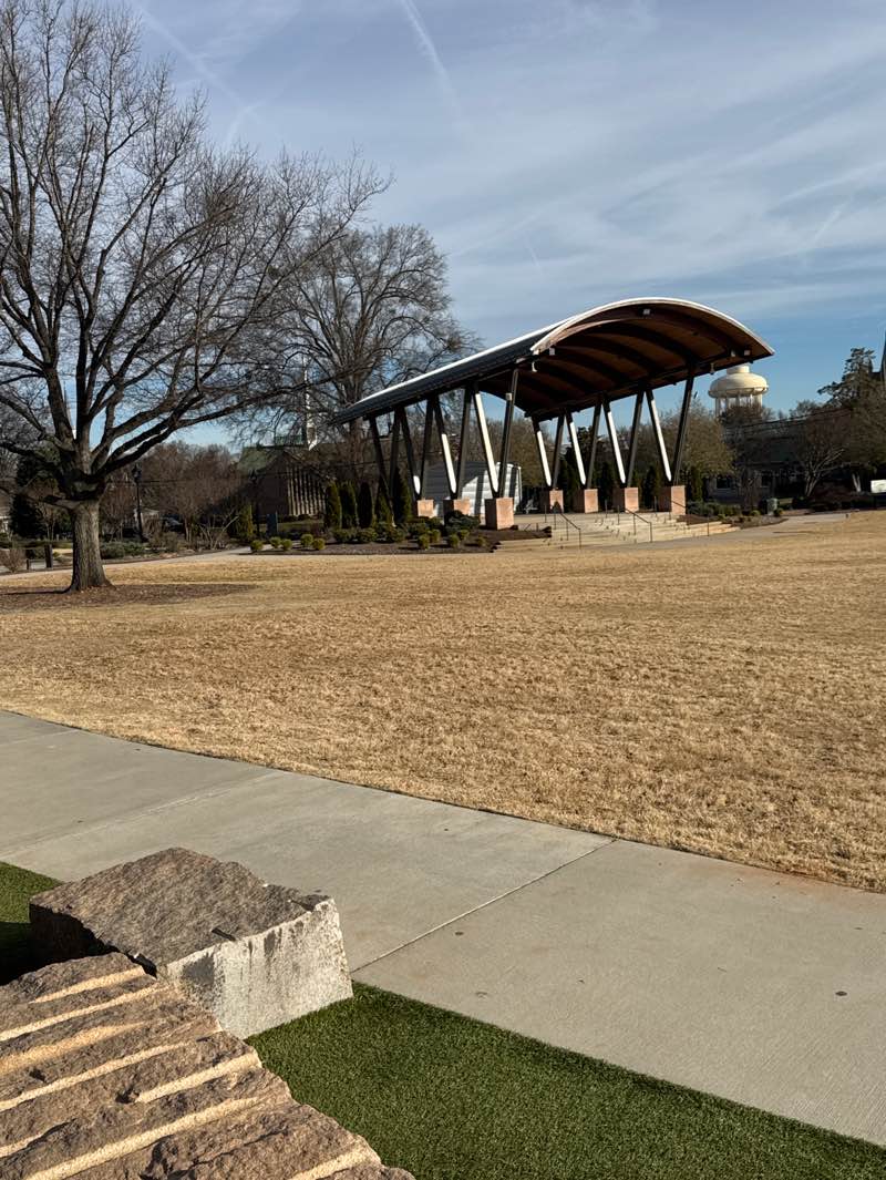 walking near me in Bell Tower Green in winter