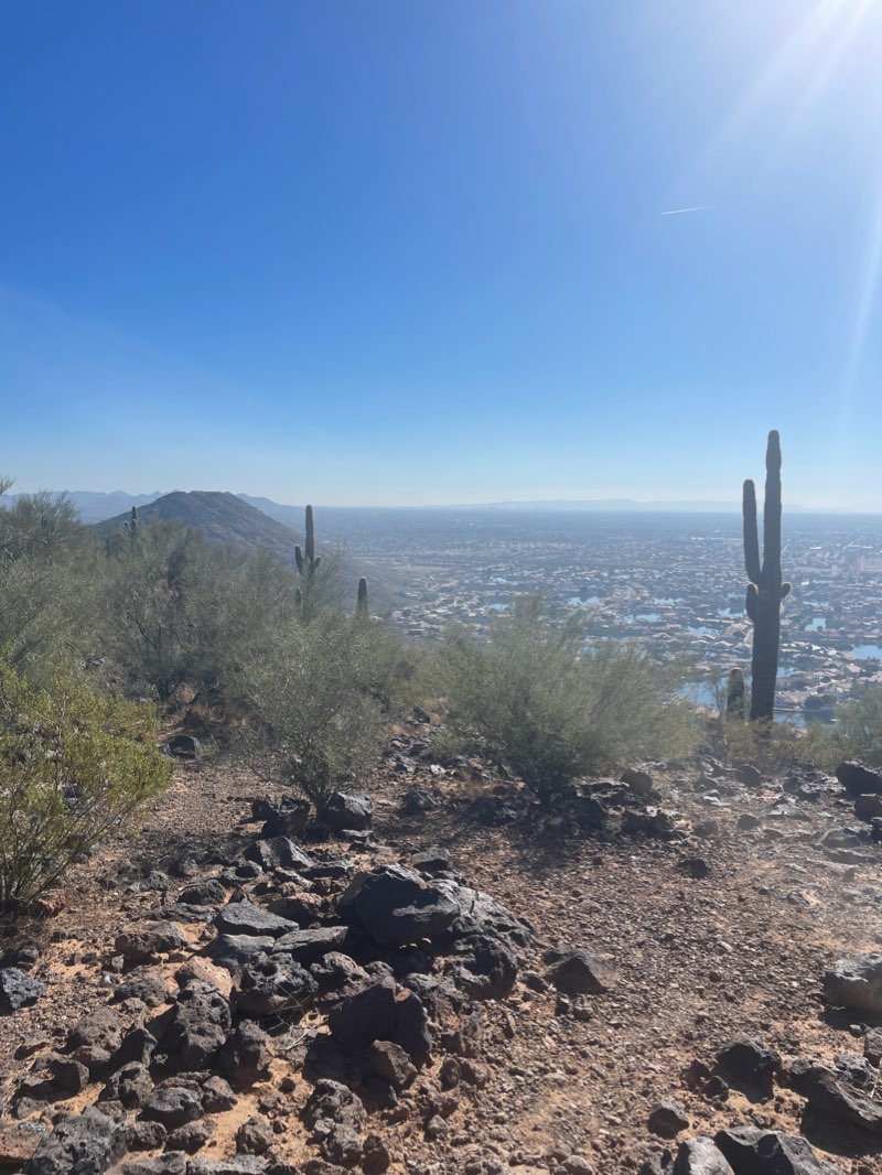 walking near me in Thunderbird Conservation Park in winter