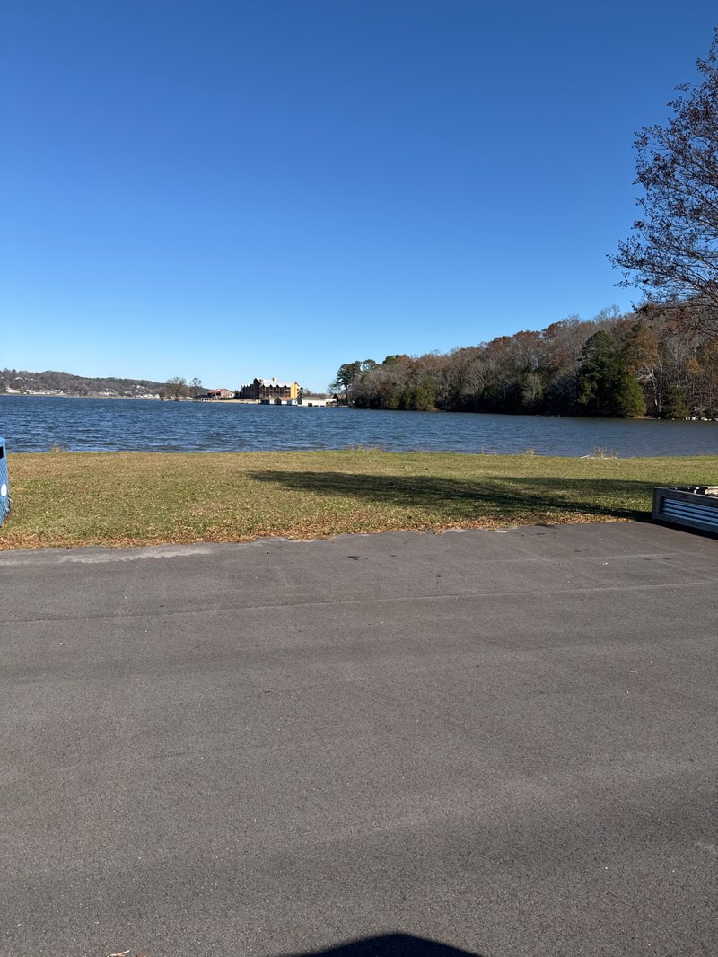 walking near me in Guntersville Municipal Park in autumn