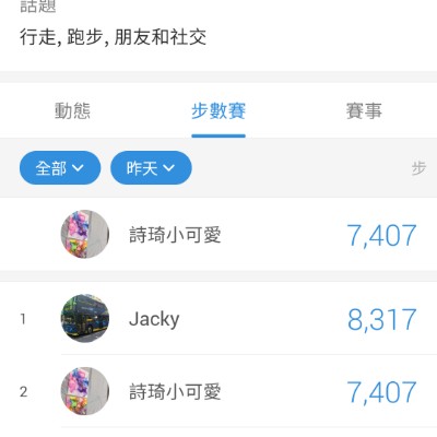 朋友👫，朋友一齊做下運動💪，努力做，不要放棄 vicky post image