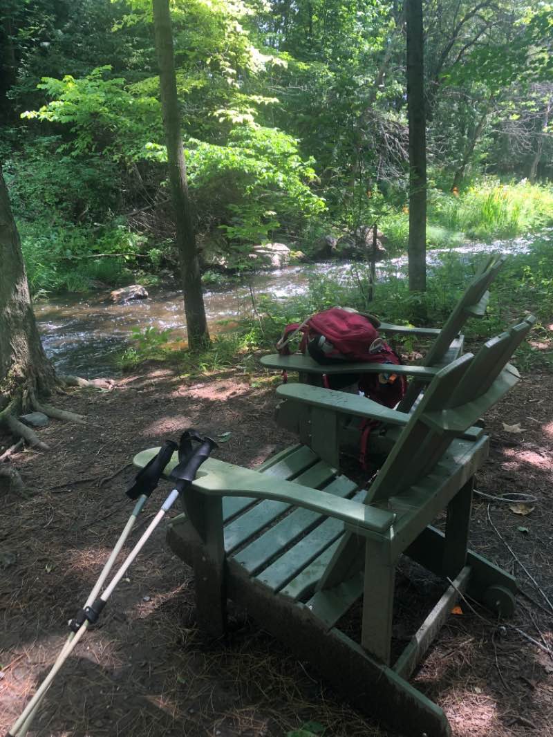 walking near me in Halte de la Rivière aux Cerises in winter