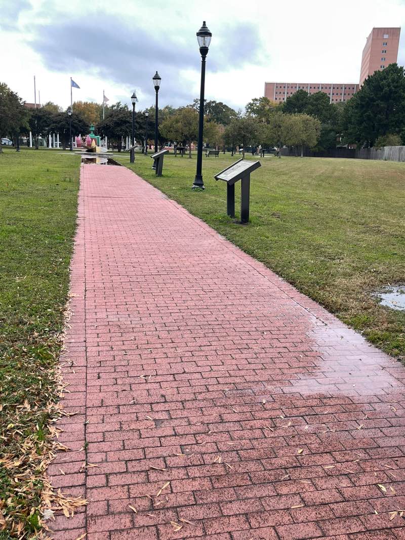 walking near me in Fort Nelson Park in autumn