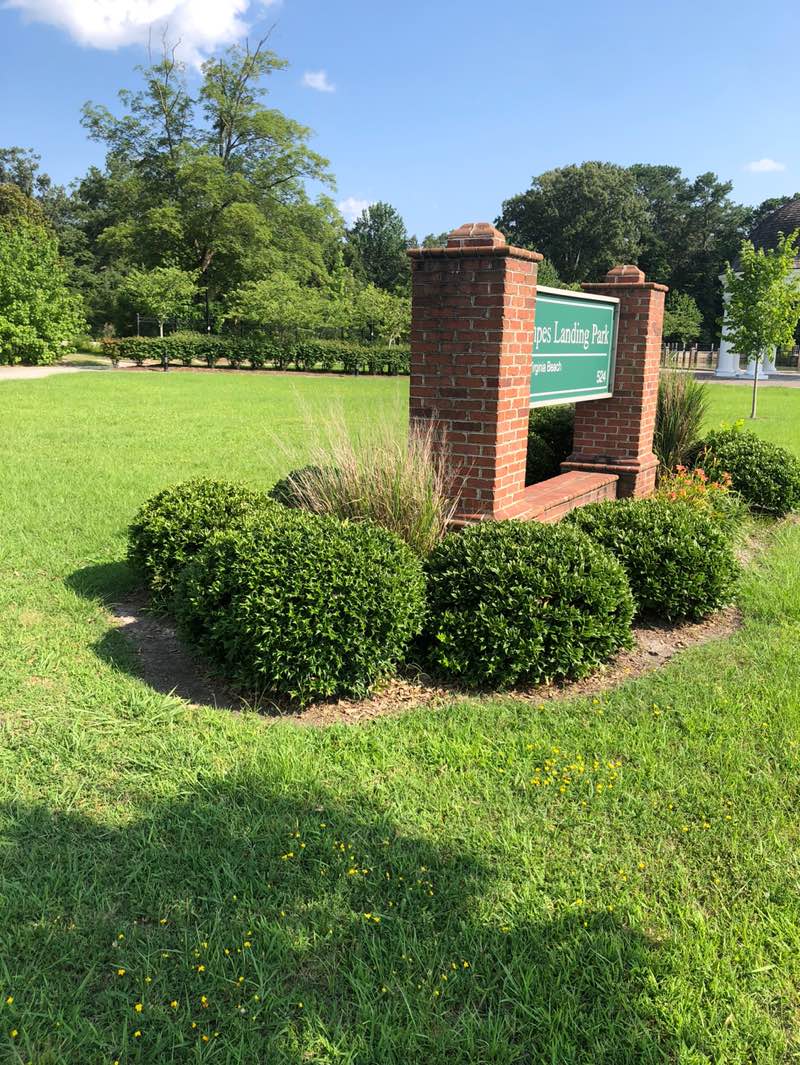 walking near me in Kempes Landing Park in summer