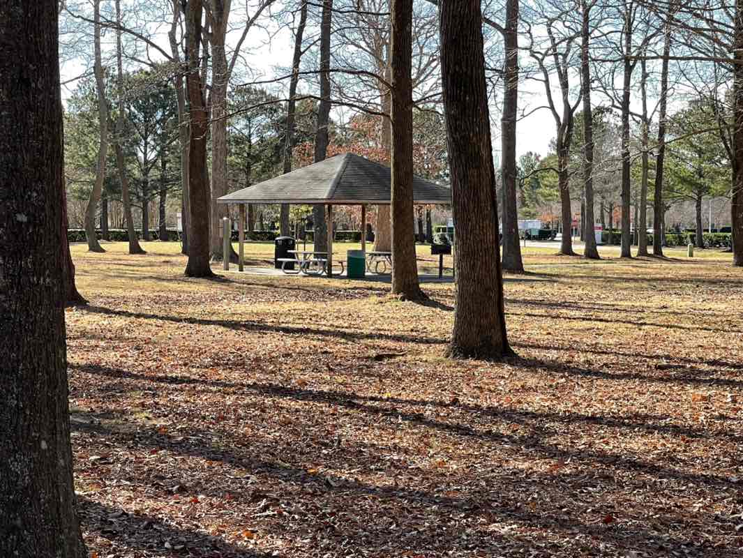 walking near me in Princess Anne Commons Gateway Park in winter