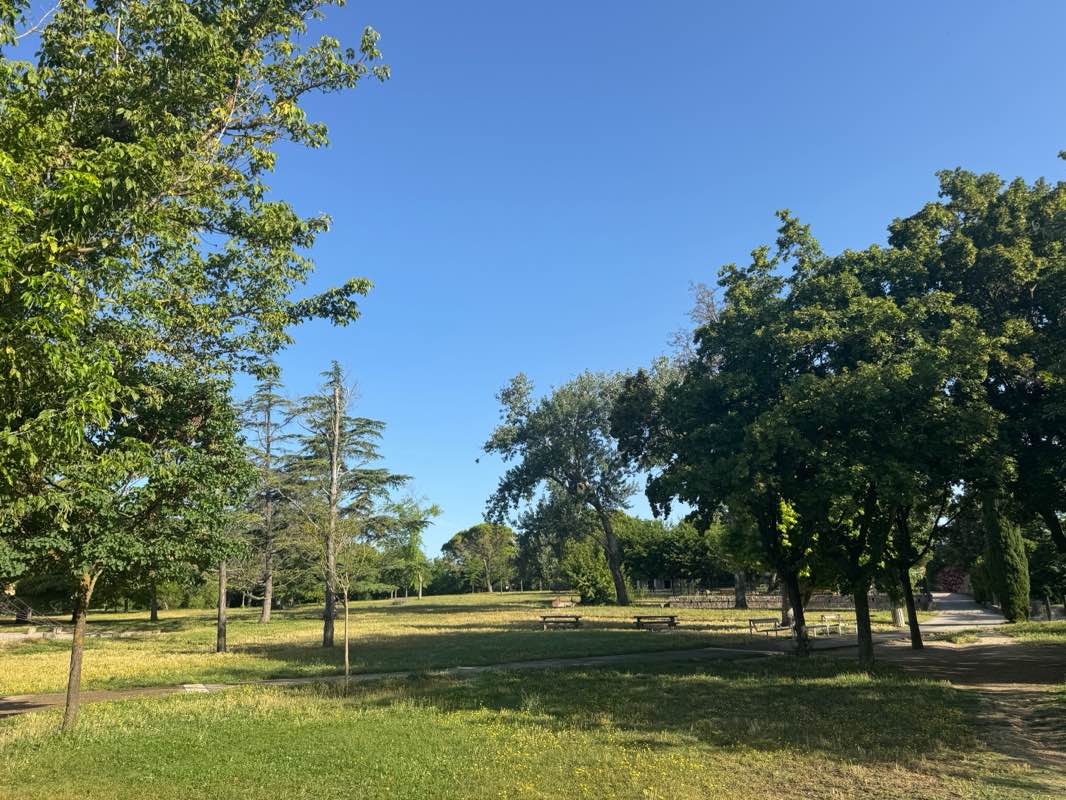 walking near me in Parc Saint-Mitre in summer