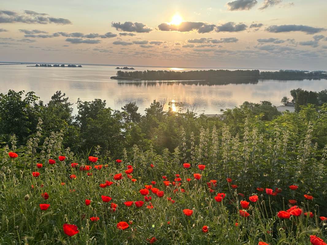 walking near me in "Nadiya" Garden in summer