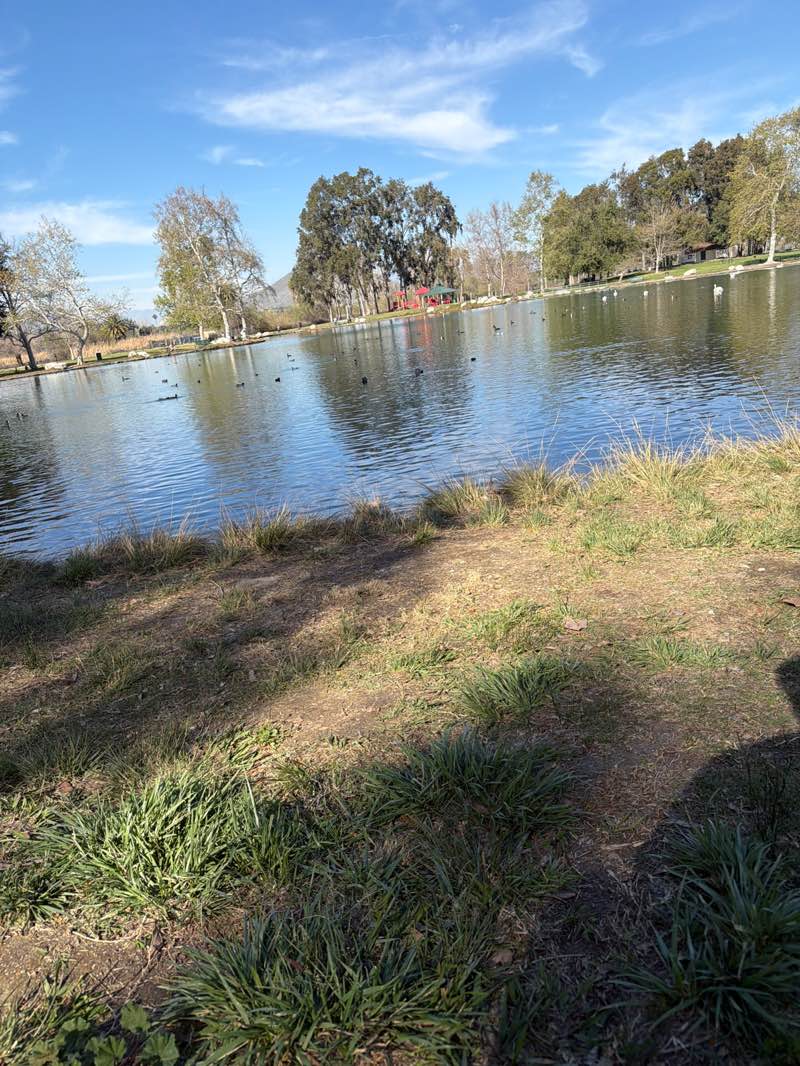 walking near me in Rancho Jurupa Park in winter