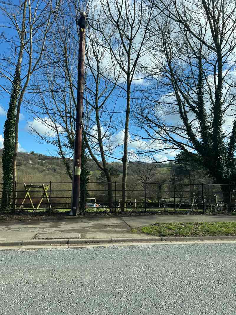 walking near me in Fanny Shaw's Park in winter