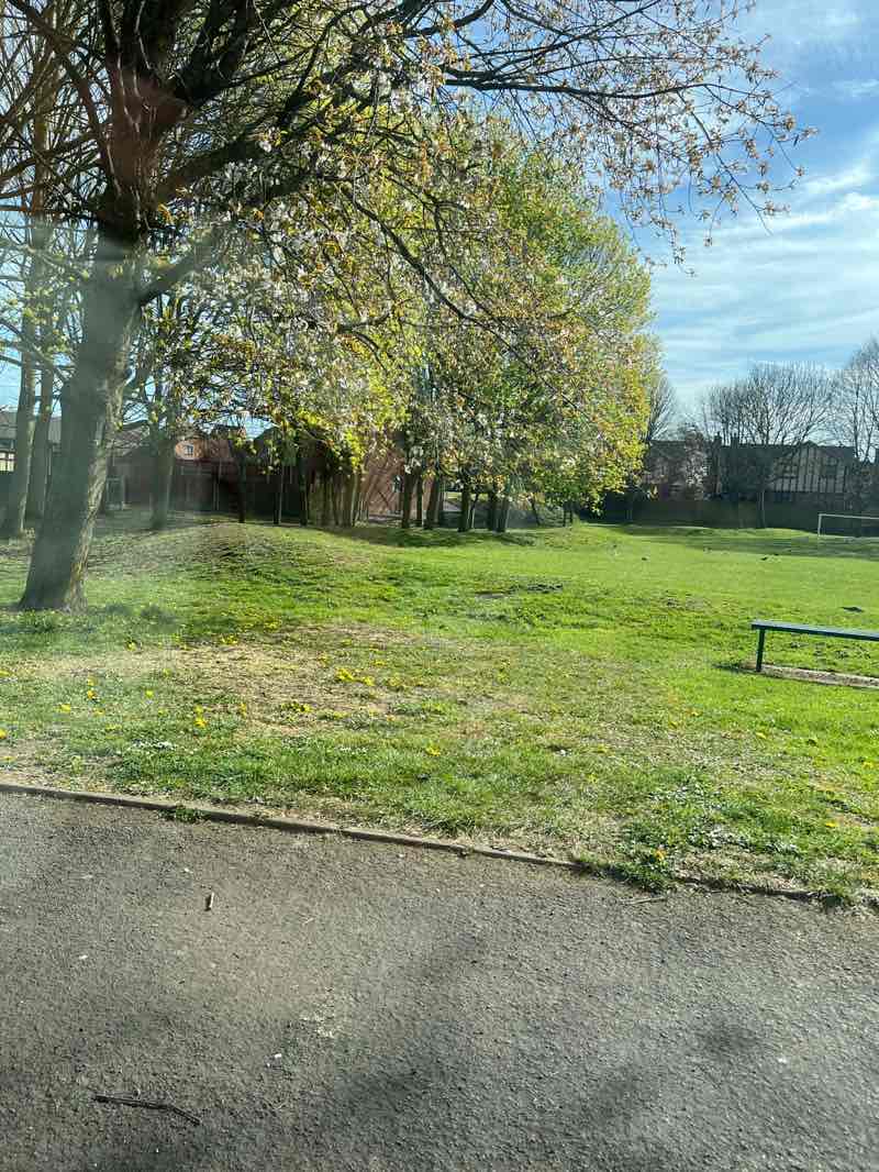 walking near me in Hazwelwalls Play area in spring