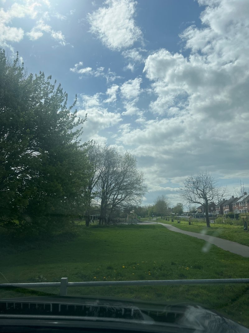 walking near me in Longford Park in spring