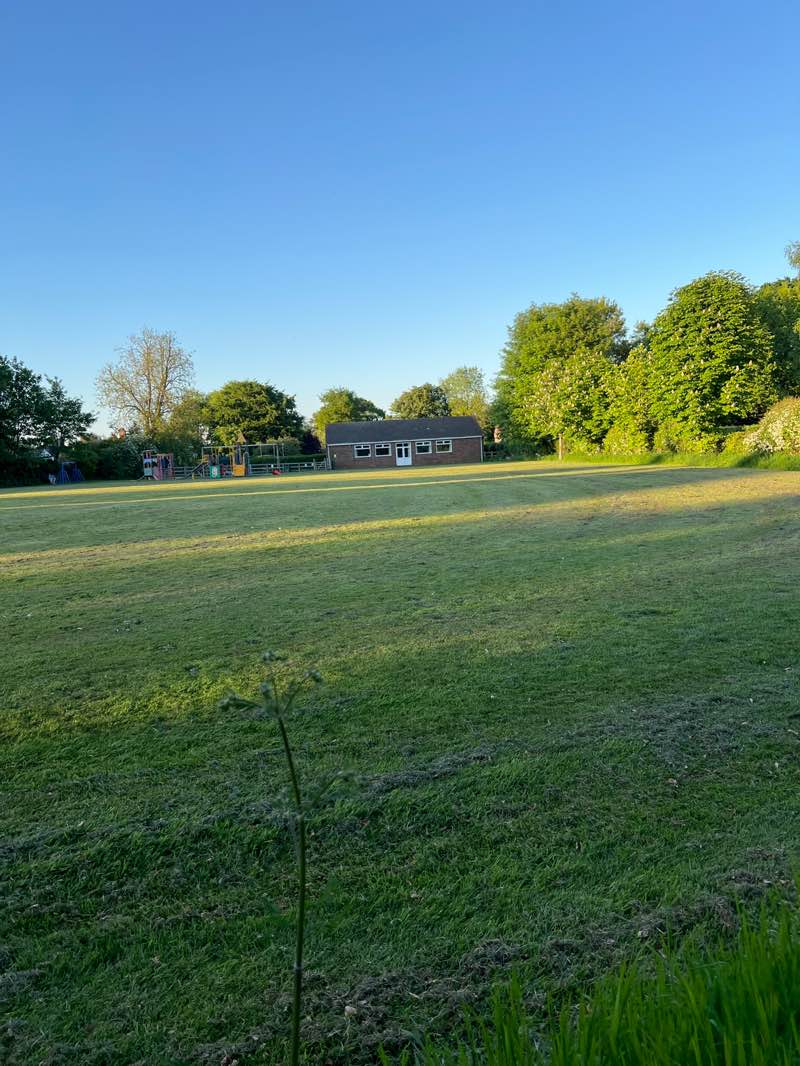 walking near me in Mitre Field in spring