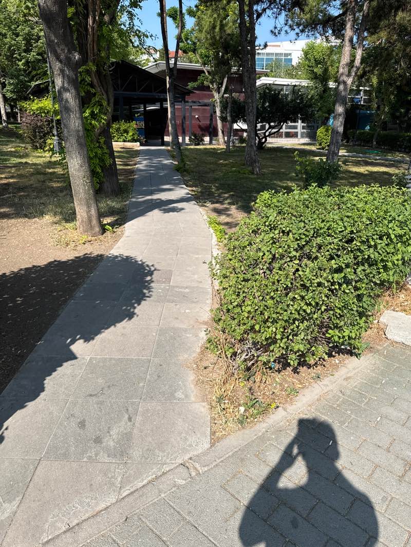 walking near me in Alaaddin Parkı in summer