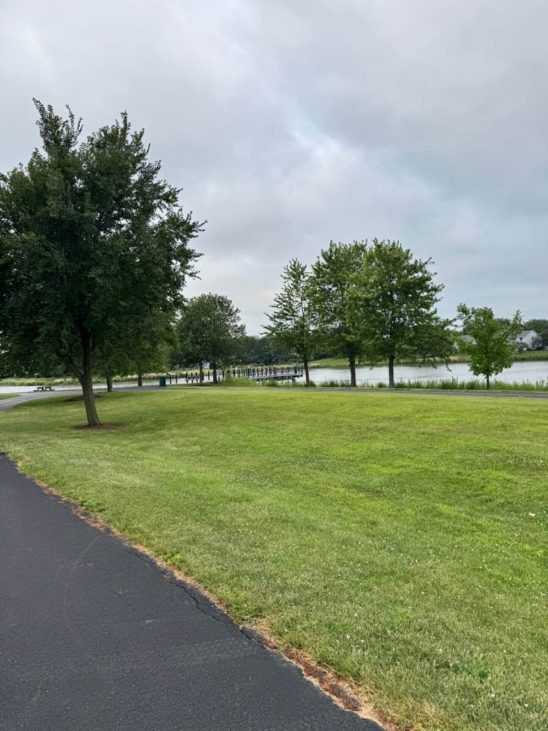 walking near me in Spring Lake Park in summer
