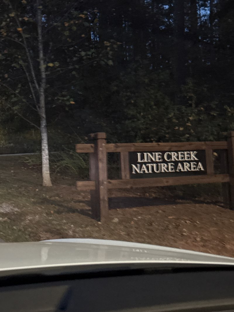 walking near me in Line Creek Nature Area in autumn