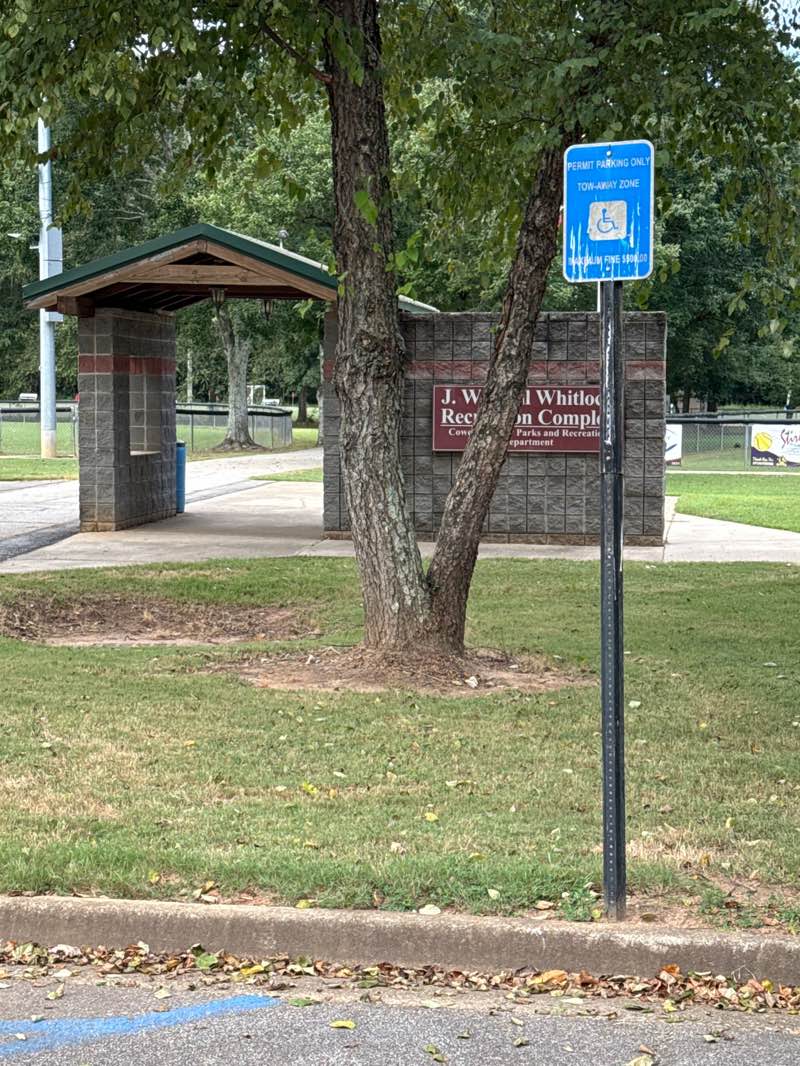 walking near me in Whitlock Park in autumn