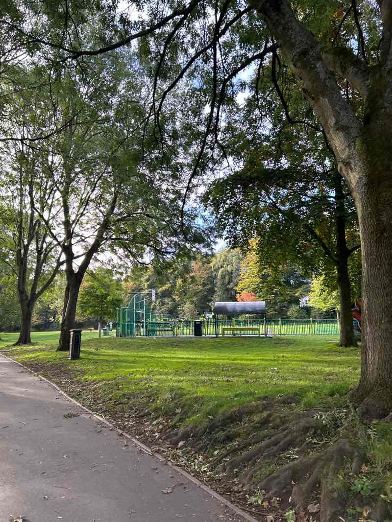 walking near me in Walsall Arboretum in autumn
