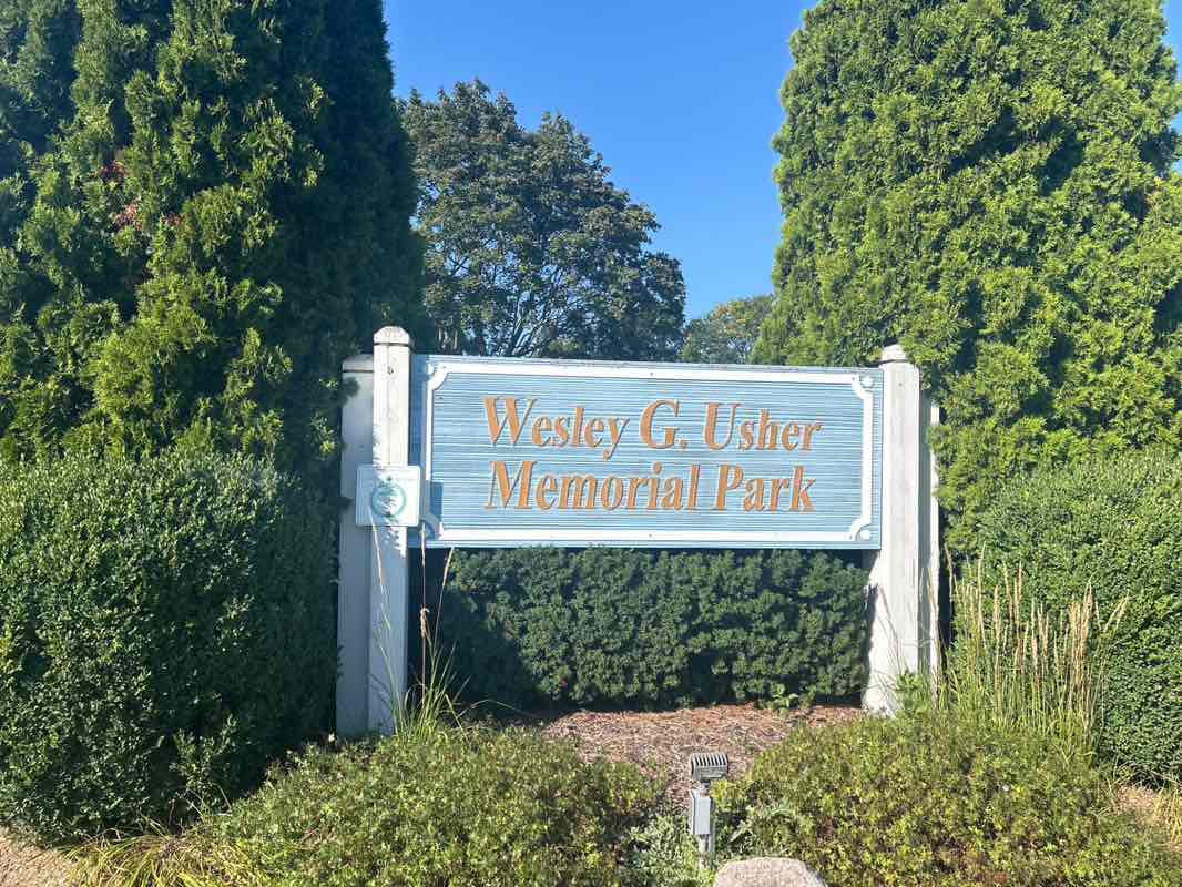 walking near me in Wesley G. Usher Memorial Park in autumn