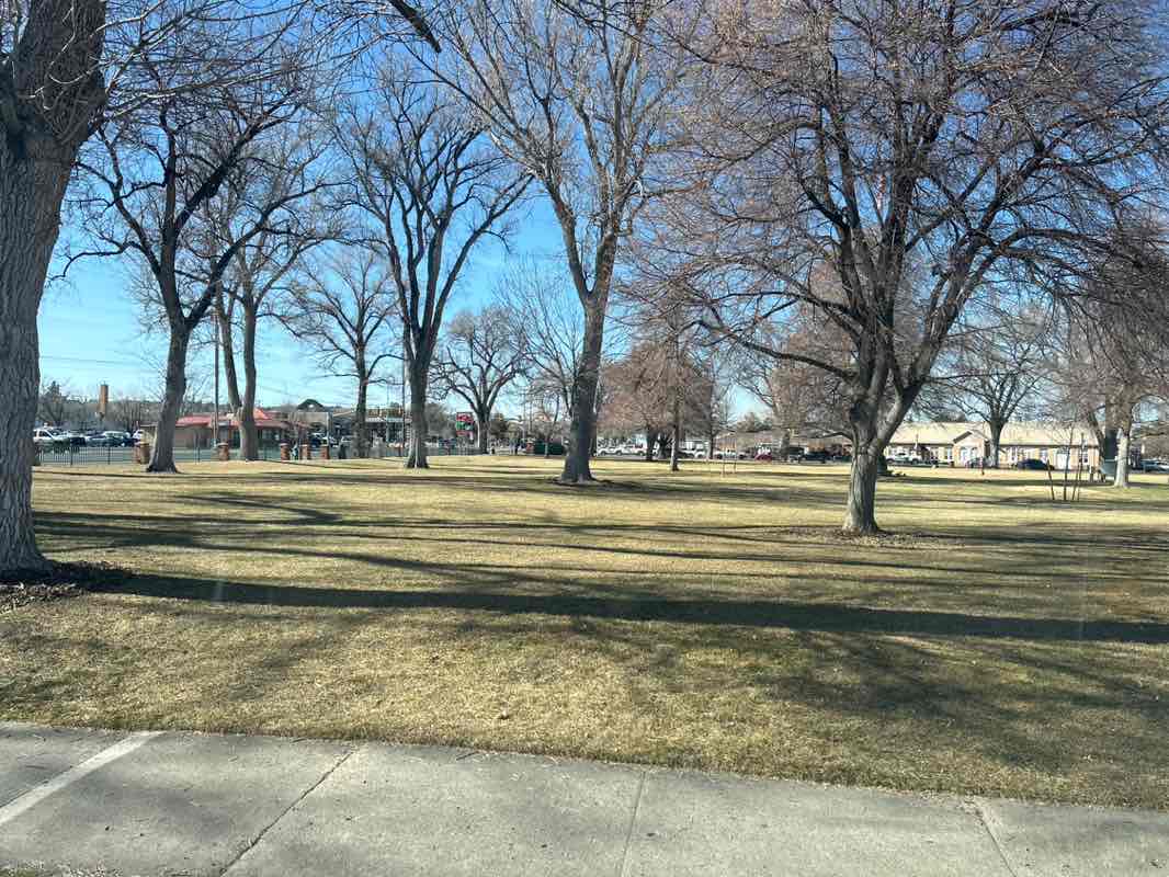 walking near me in Main Street Park in winter