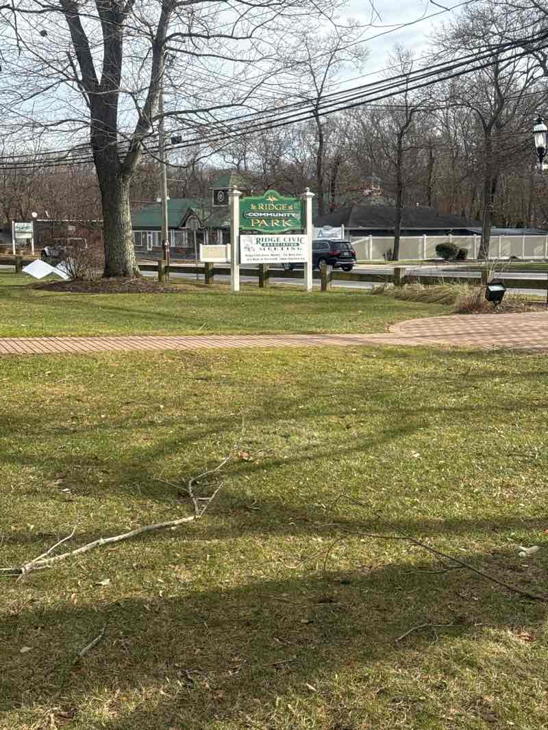 walking near me in Ridge Community Park in winter