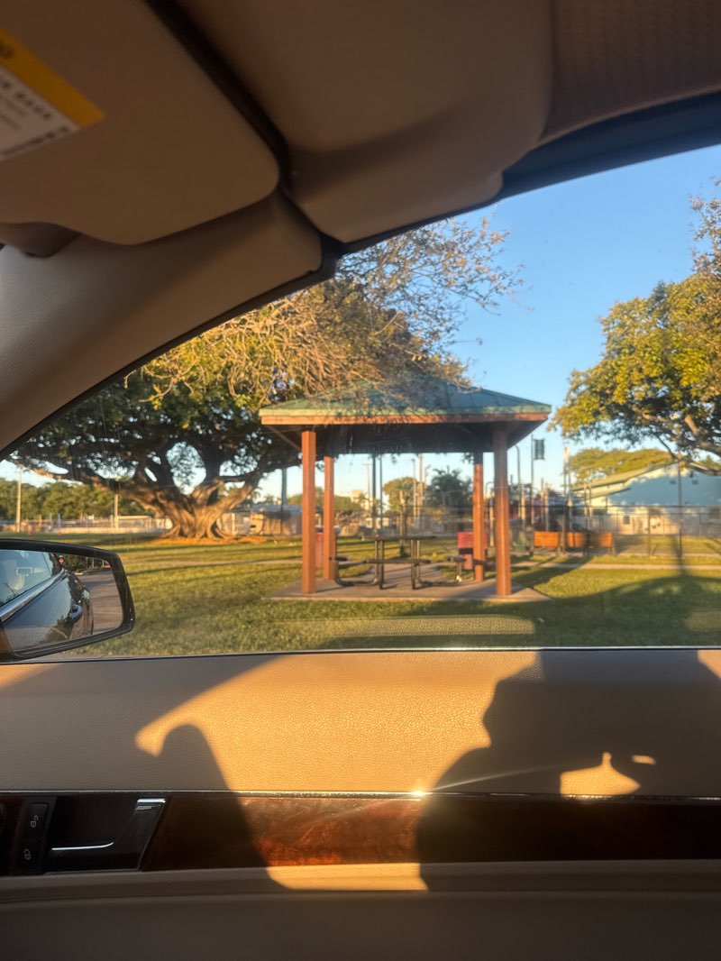 walking near me in Frost Park in winter