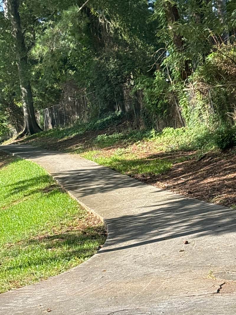 walking near me in McKoy Park in summer