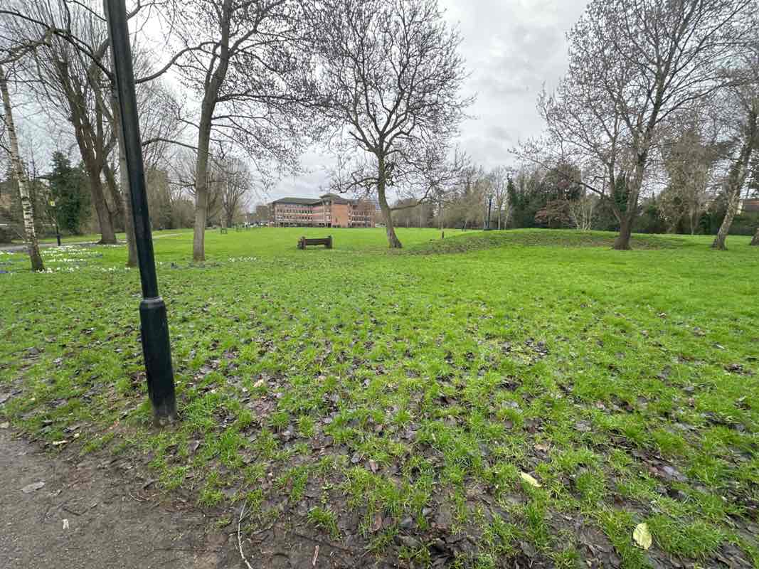 walking near me in Civic Centre North Park in winter