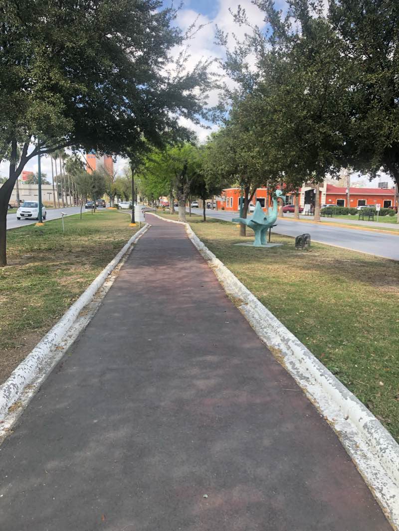 walking near me in Parque de la Presidencia Municipal in winter