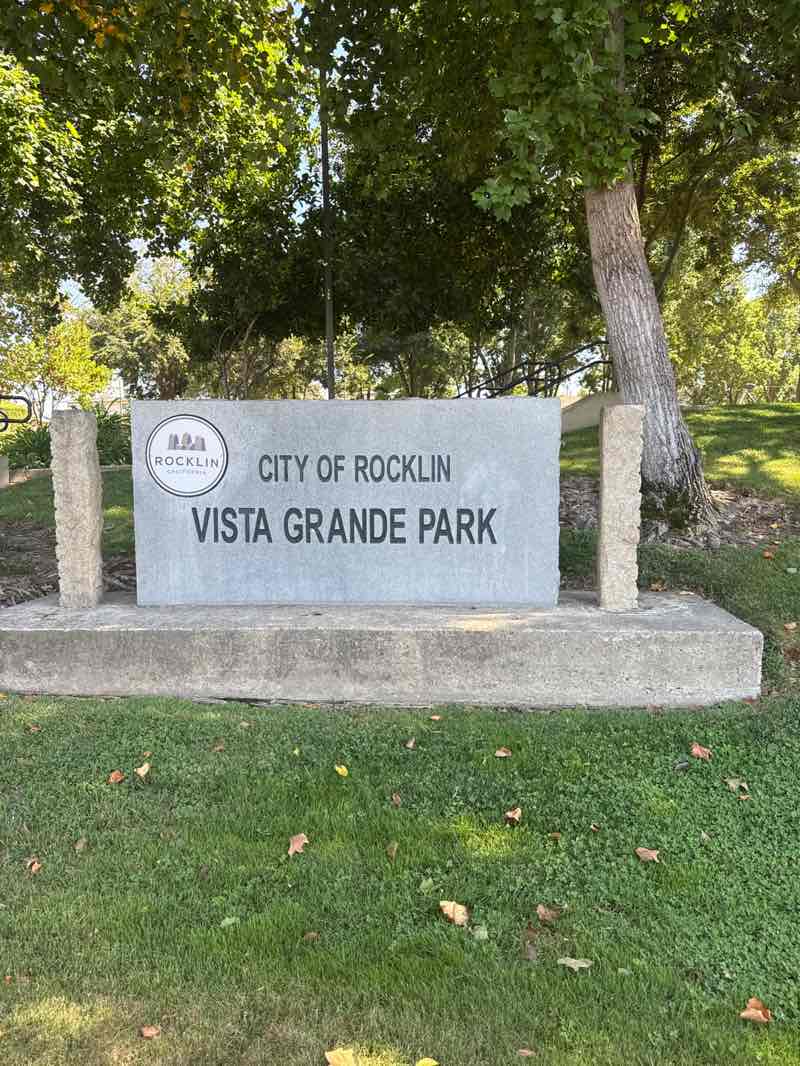 walking near me in Vista Grande Park in autumn