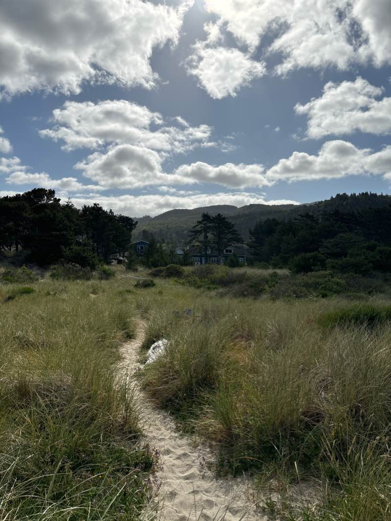 walking near me in Twin Rocks State Park in winter