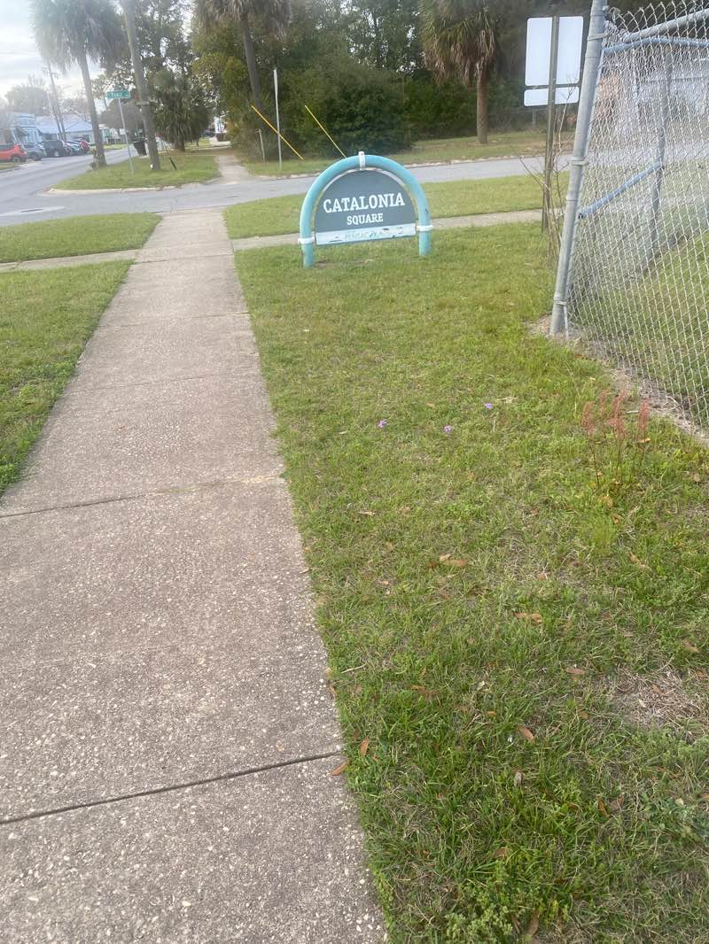 walking near me in Catalonia Square in spring