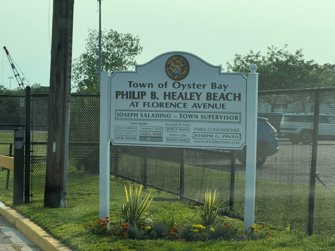 walking near me in Philip B. Healey Beach at Florence Avenue in summer
