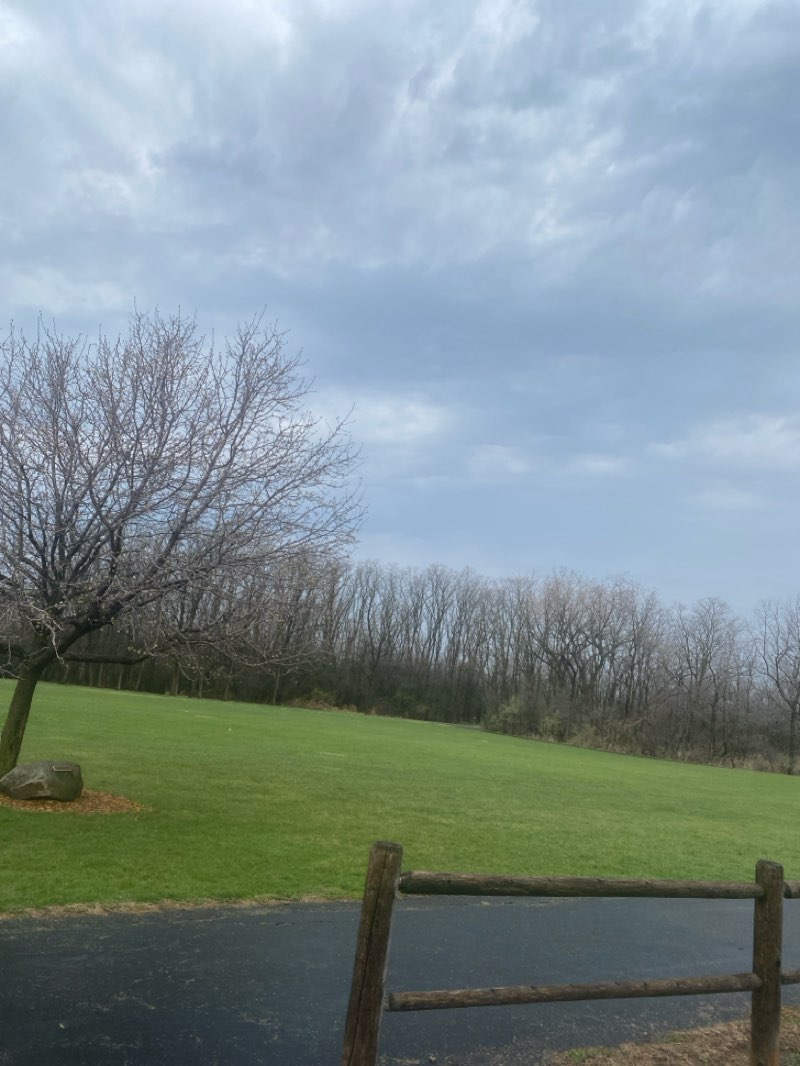 walking near me in Briese Park in spring
